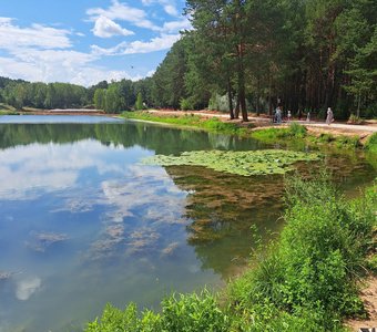 озеро в парке