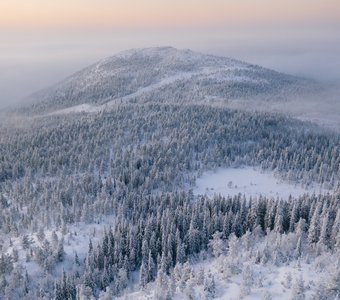 Сопка в облаках