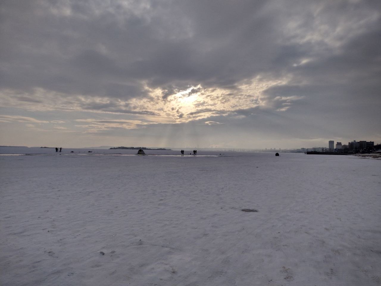 Зима на Волге