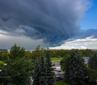 Штормовое небо над городом