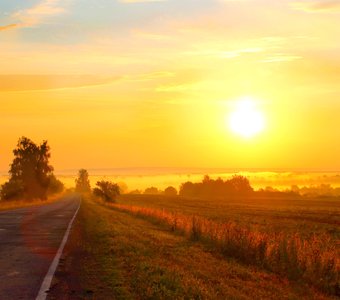 Ранним утром.