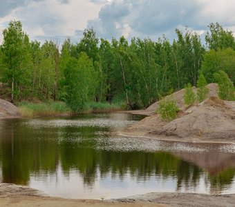 Красное озеро.