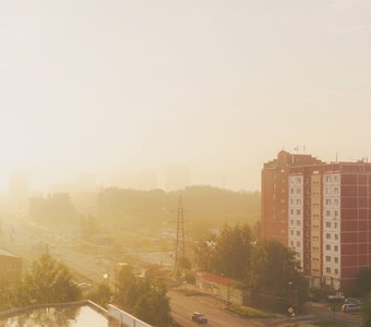 В лучах солнца