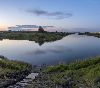 Пулковское водохранилище.