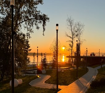 Рассвет в городе П
