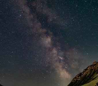 Млечный путь в горах Дагестана