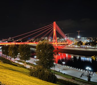 Тюмень. Мост влюбленных