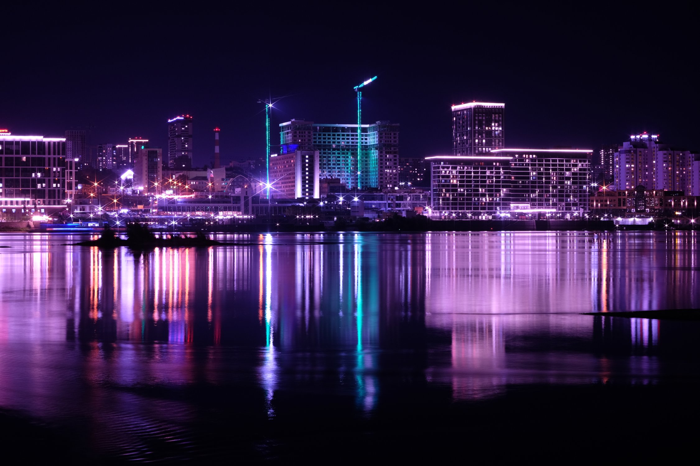 Неоновый Новосибирск