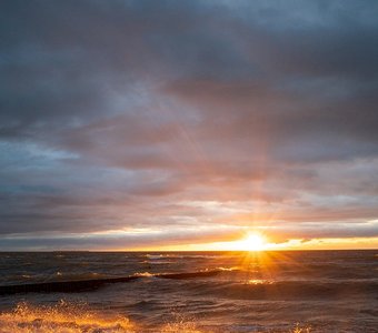 Закат на Балтийском море