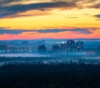 Пермь после заката