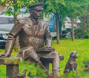 Памятник «Участковому уполномоченному». Город Курск