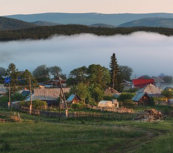 Уральское село