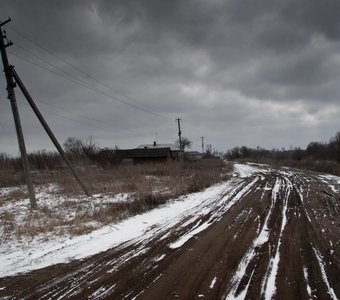 "Весенняя распутица. Карачаны"
