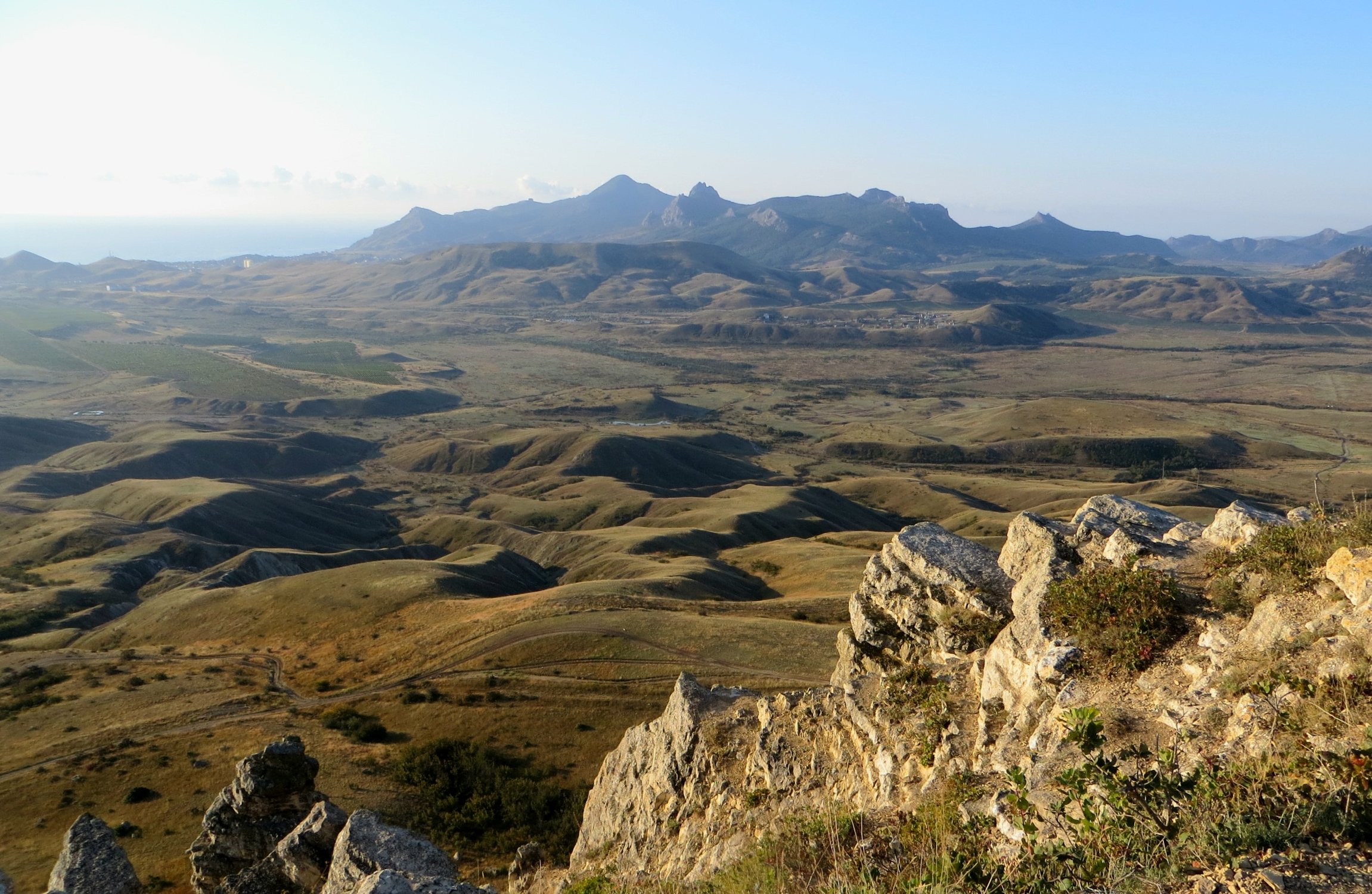 Рассевет на вершине горы Коклюк