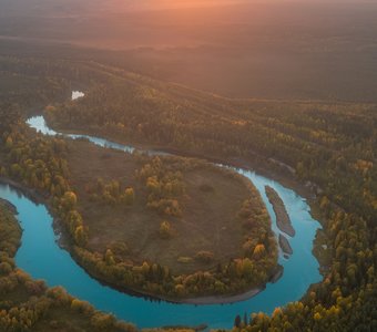 Сказочный закат в Коми