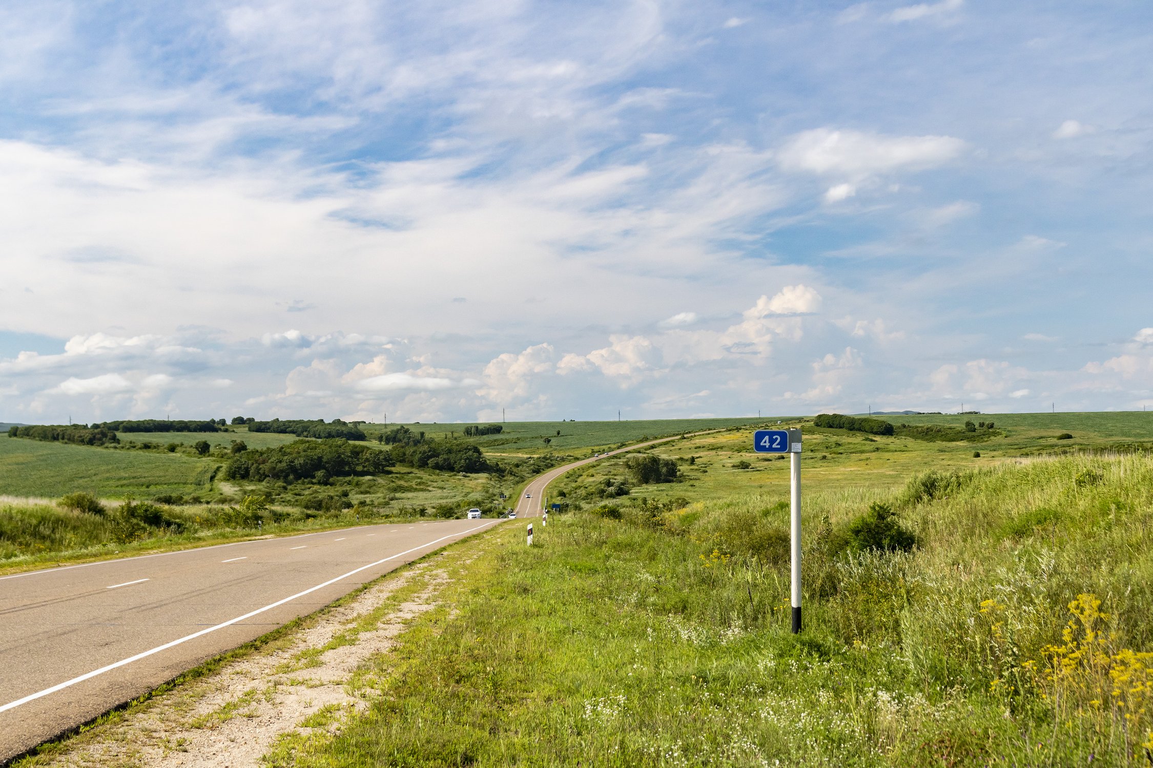 Среди полей