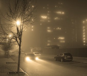 Туманный вечер