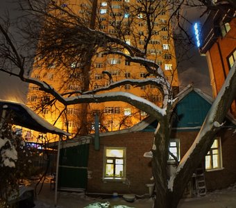 Зимний вечер в Краснодаре