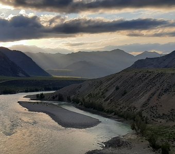 Река Ая в горном Алтае