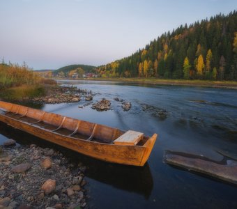 Осенний вечер на Усьве