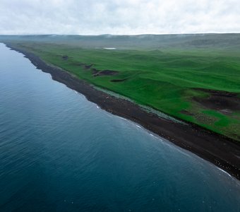 Остров Парамушир и Тихий океан