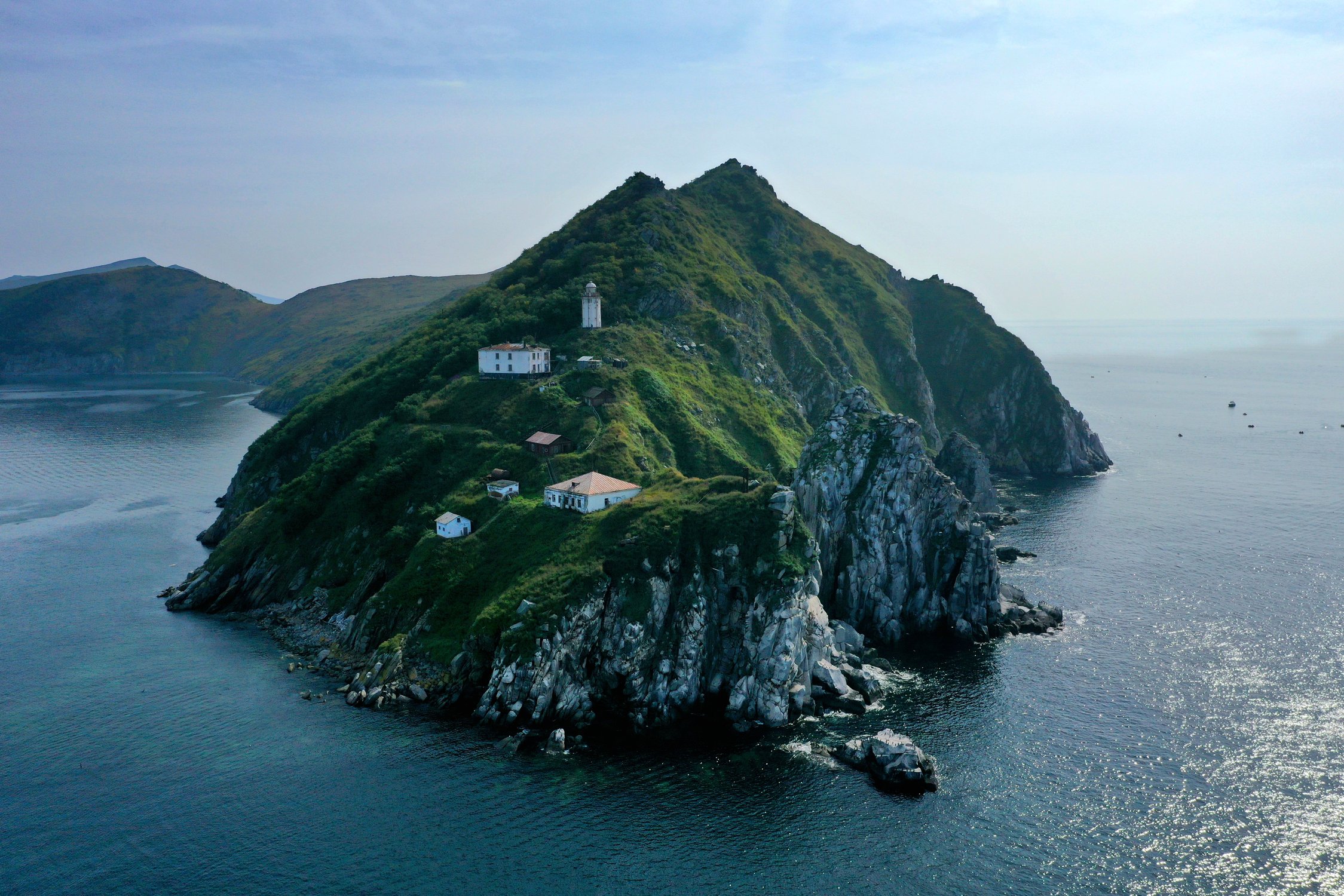 Мыс Чирикова с высоты птичьего полета