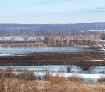 Паводок в долине реки Упа