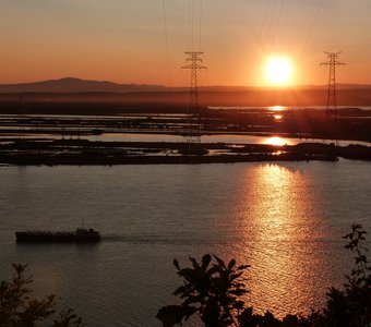 Закат над Амур-батюшкой