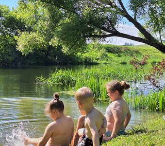 В деревне у бабушки