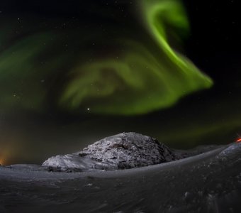 Лебедь над Териберкой