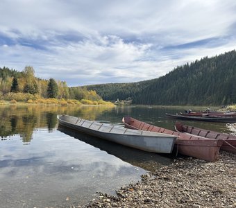 Осень на Чусовой