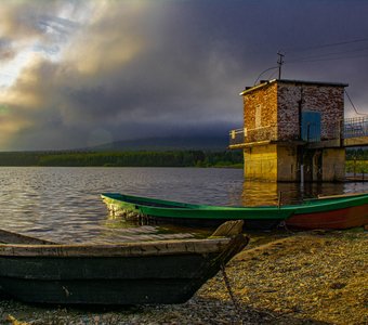 Зюраткуль в облаках