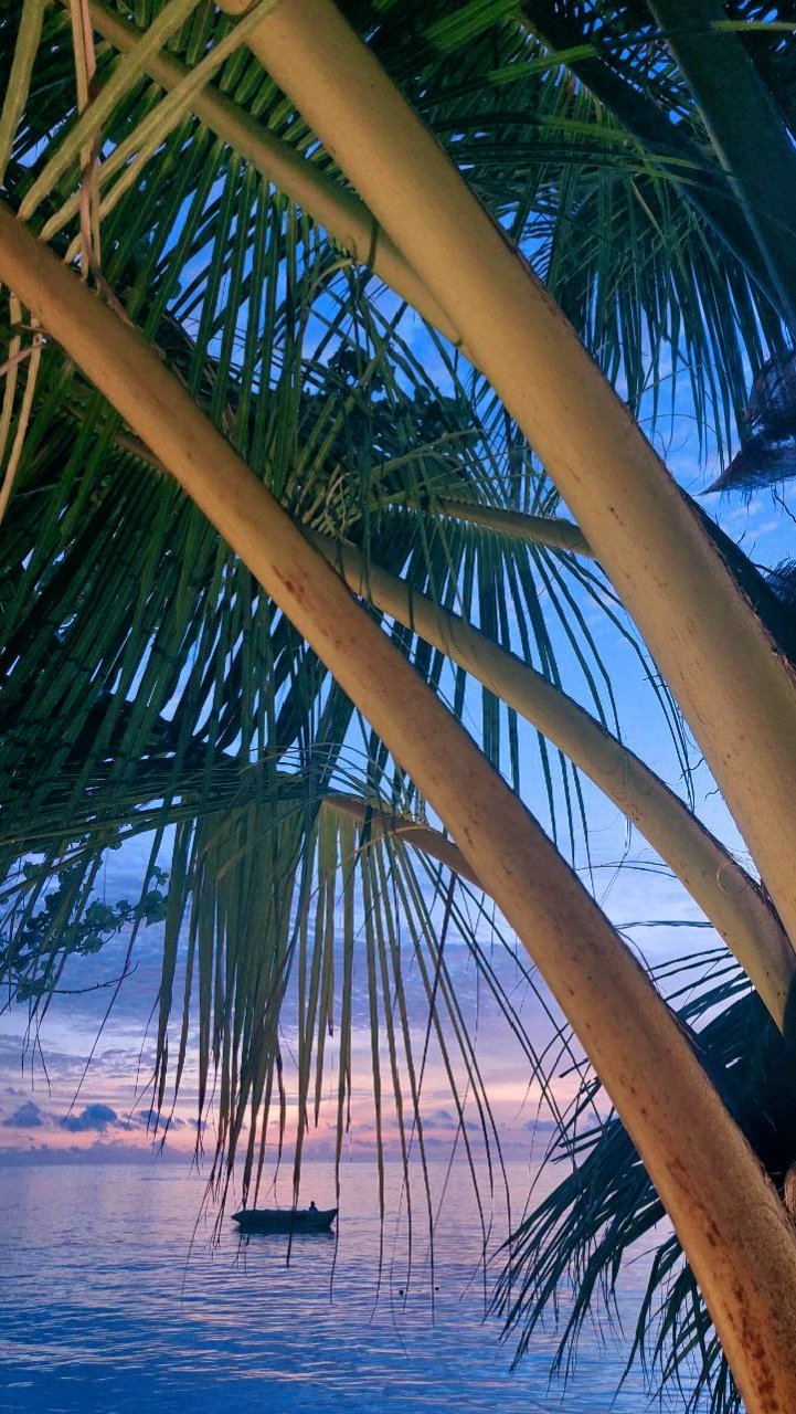 Закат на острове