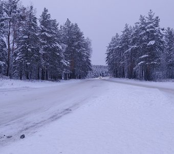 Уральская зимняя дорога