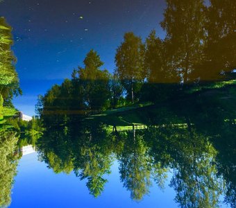 р. Клязьма протекаящая у нас в г.Щёлково (со спецэфектами)