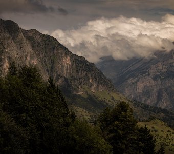В горах Кавказа