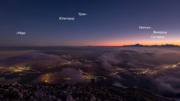 Фото: Sky Wаlk через приложение Sky Tonight © Vito Technology, Inc.