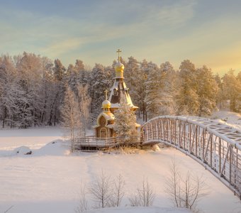 Церковь Андрея Первозванного на Вуоксе...