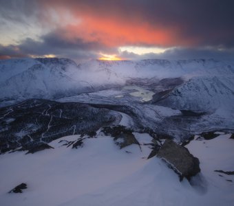 Закат над Хибинами