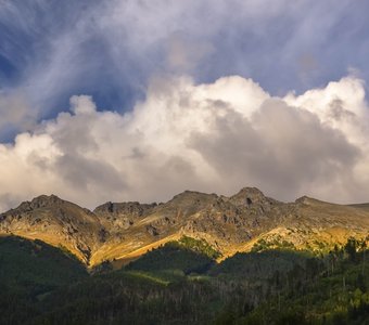 Закат в горах