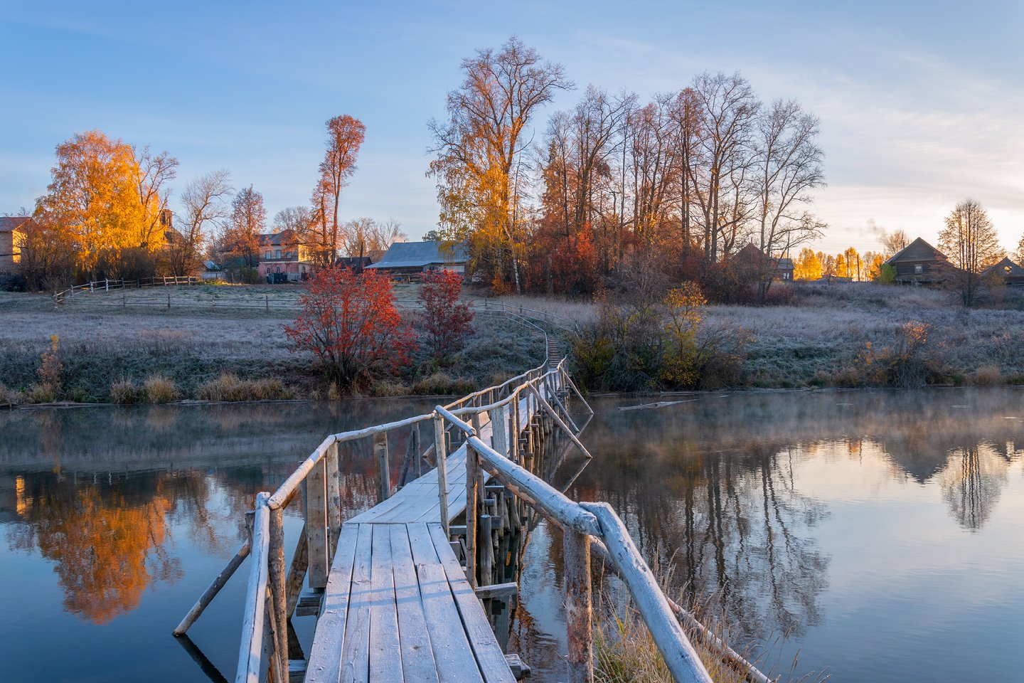 Тихое октябрьское утро