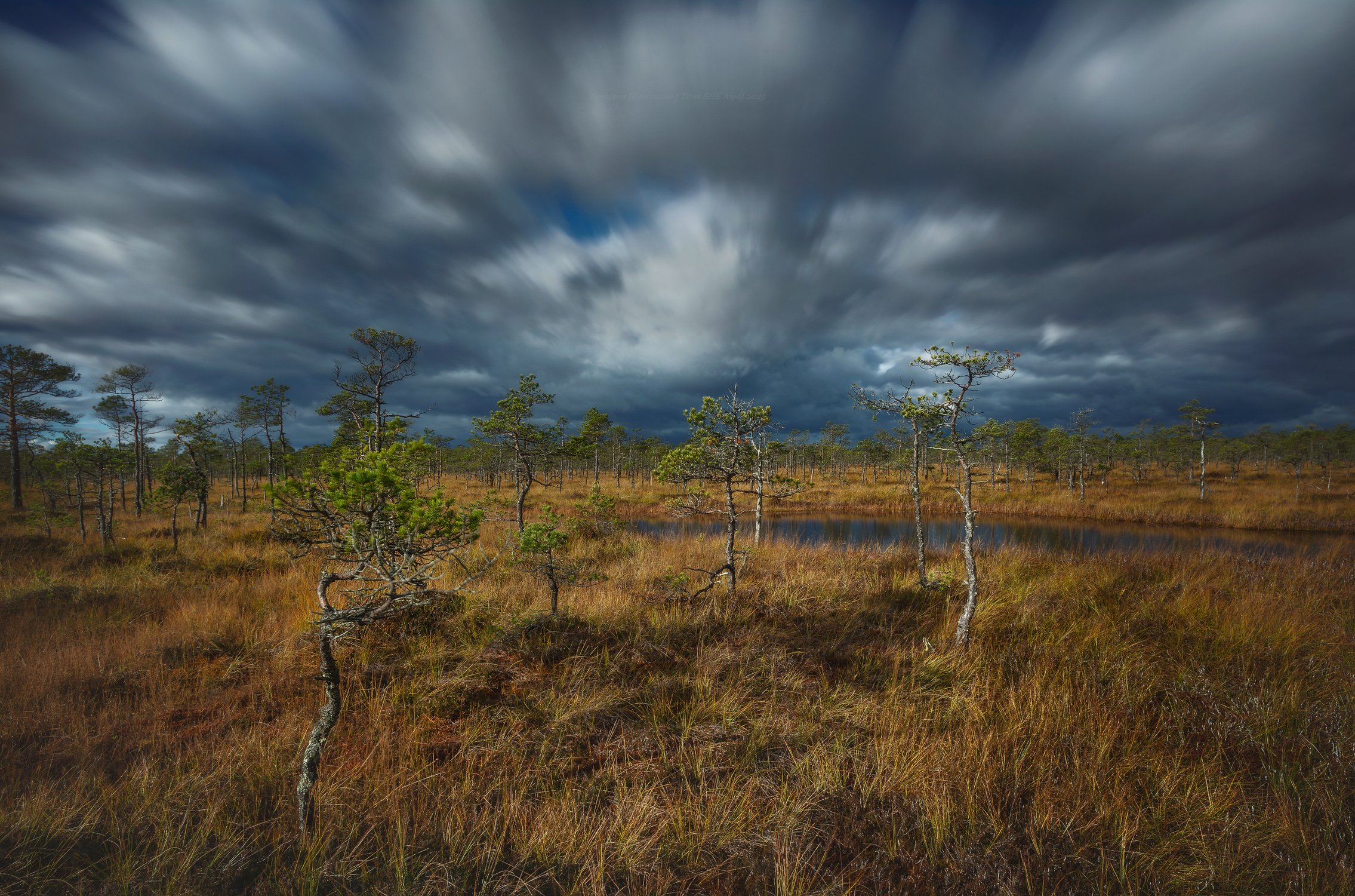 На болото идёт непогода