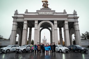 В России стартовал автопробег «Дорогами победы»