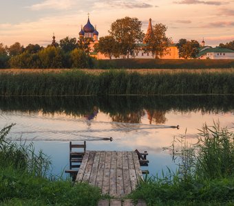 Закат в Суздале