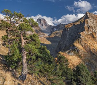Ближе к вечеру в горах