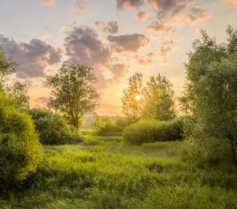 Ах! Лето! Горячий закат!