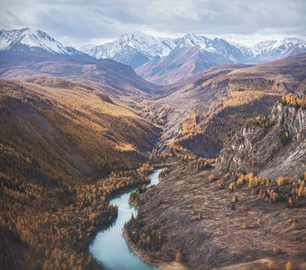 Осень на Алтае. Курайский хребет