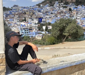 Самый синий город в мире Шевшаун. Марокко