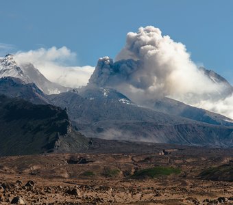Извержение вулкана Шивелуч