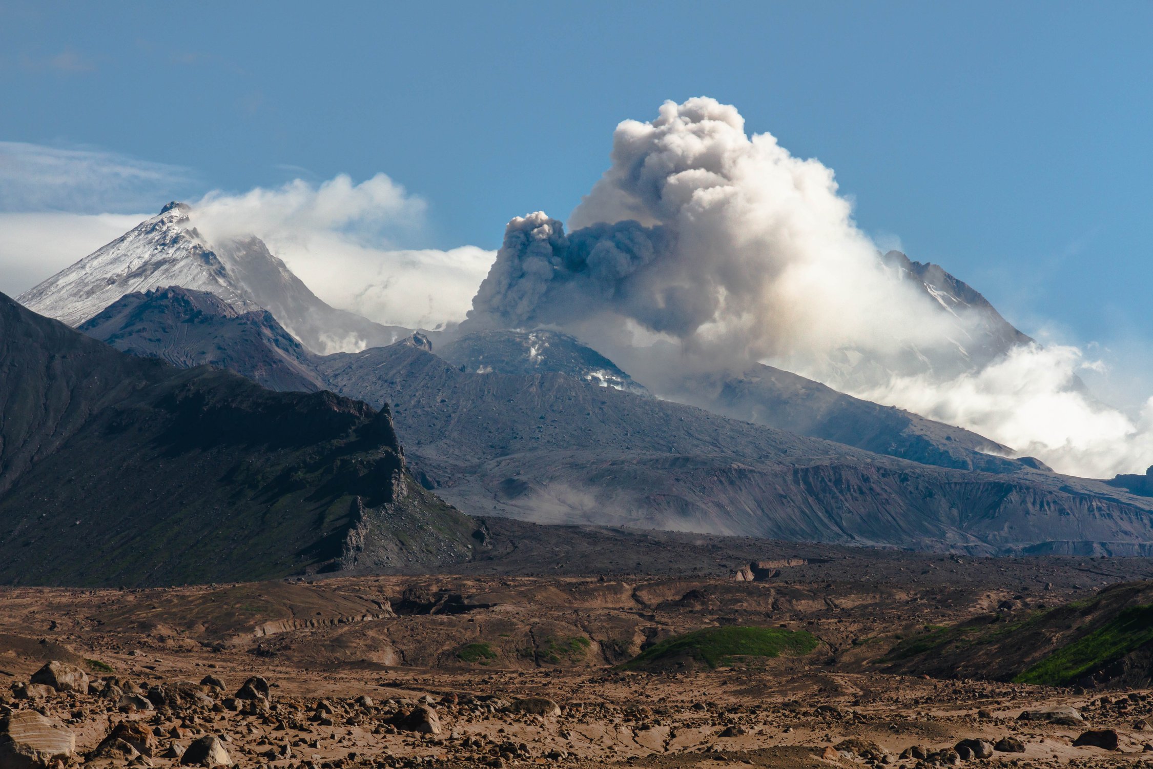 Извержение вулкана Шивелуч